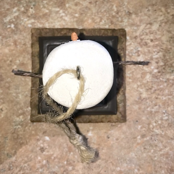 Vintage Original Chocolate S'mores Christmas Ornament *Graham Cracker S'mores* - Picture 4 of 7